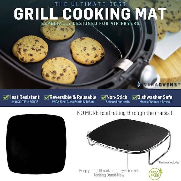 Air Fryer Accessories Compatible with Ninja Foodi Grill 5 in 1, Instant  Pot, Gourmia, Chefman, Power Vortex, More, Air Fryer Rack, Air Fryer Cheat